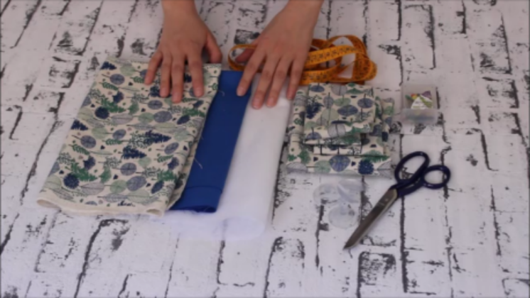 organizador para el baño de tela 2