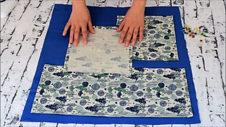 organizador para el baño de tela 6