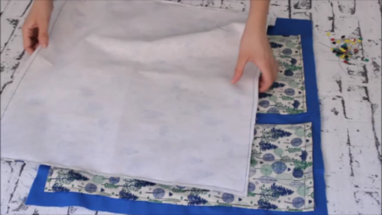 organizador para el baño de tela 8