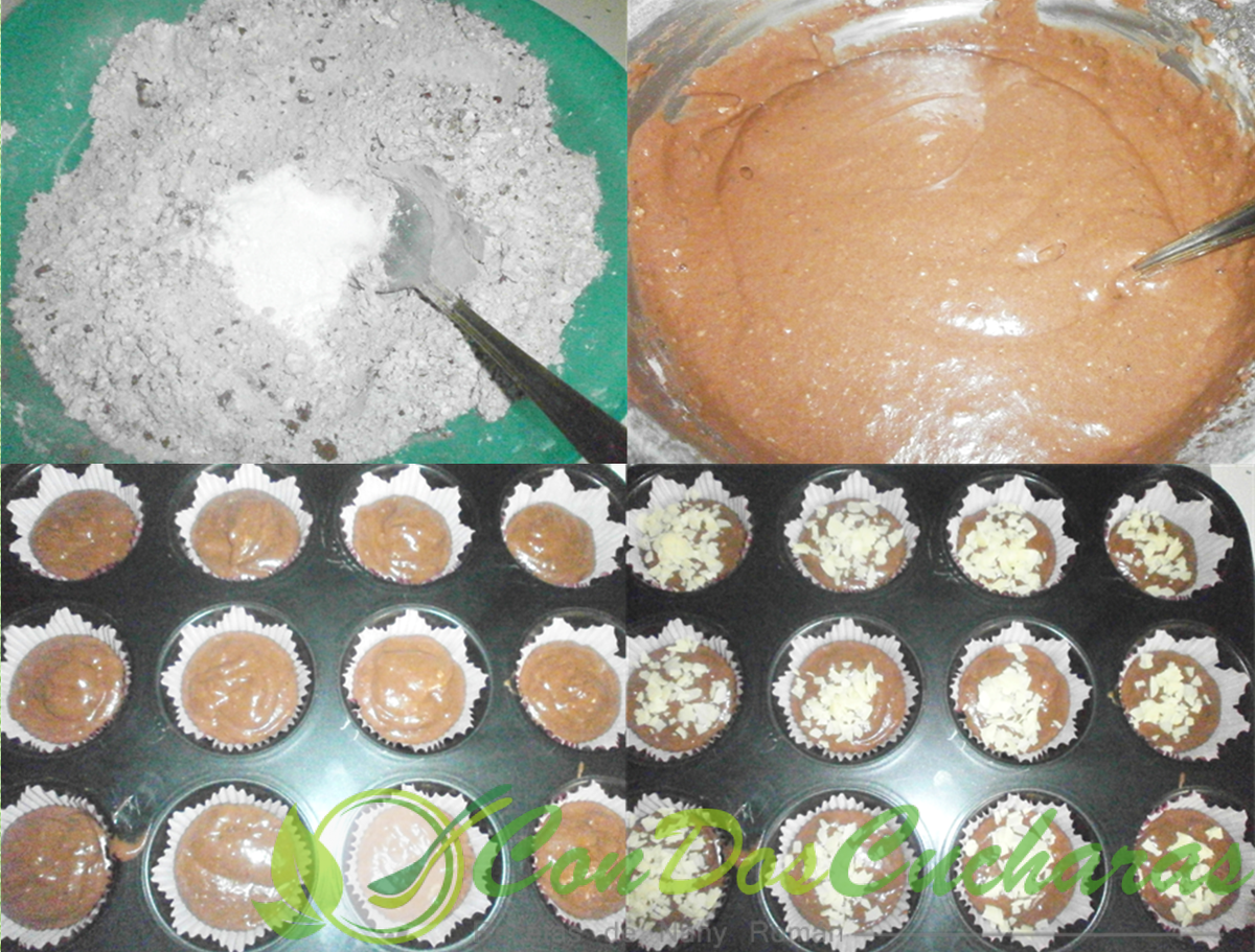 Magdalenas de chocolate