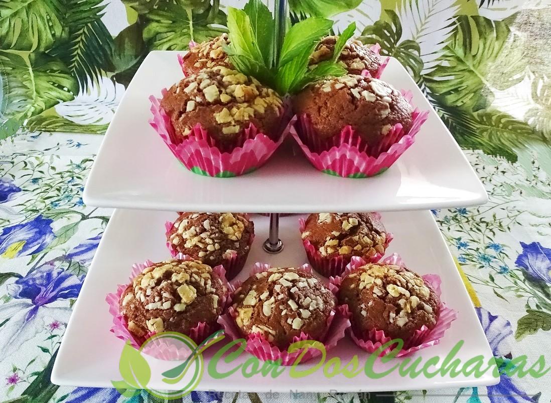 Magdalenas de chocolate