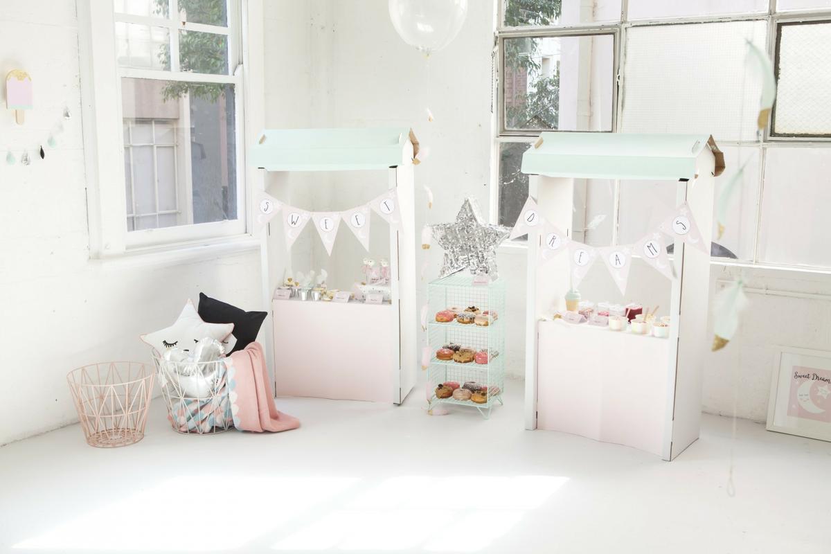 Espacio para juegos infantiles en una fiesta