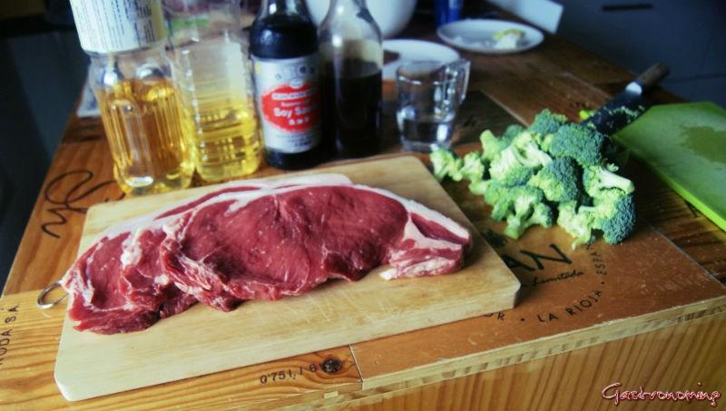 Ternera con brocoli