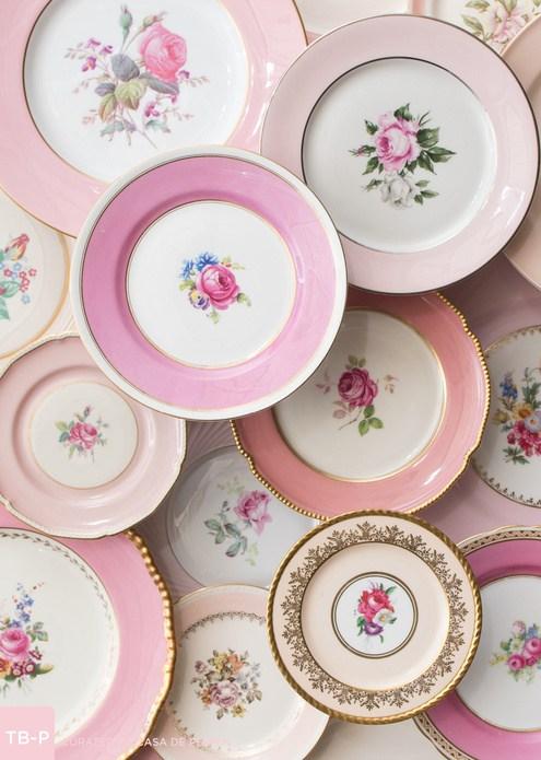 Flores para mama, vajilla