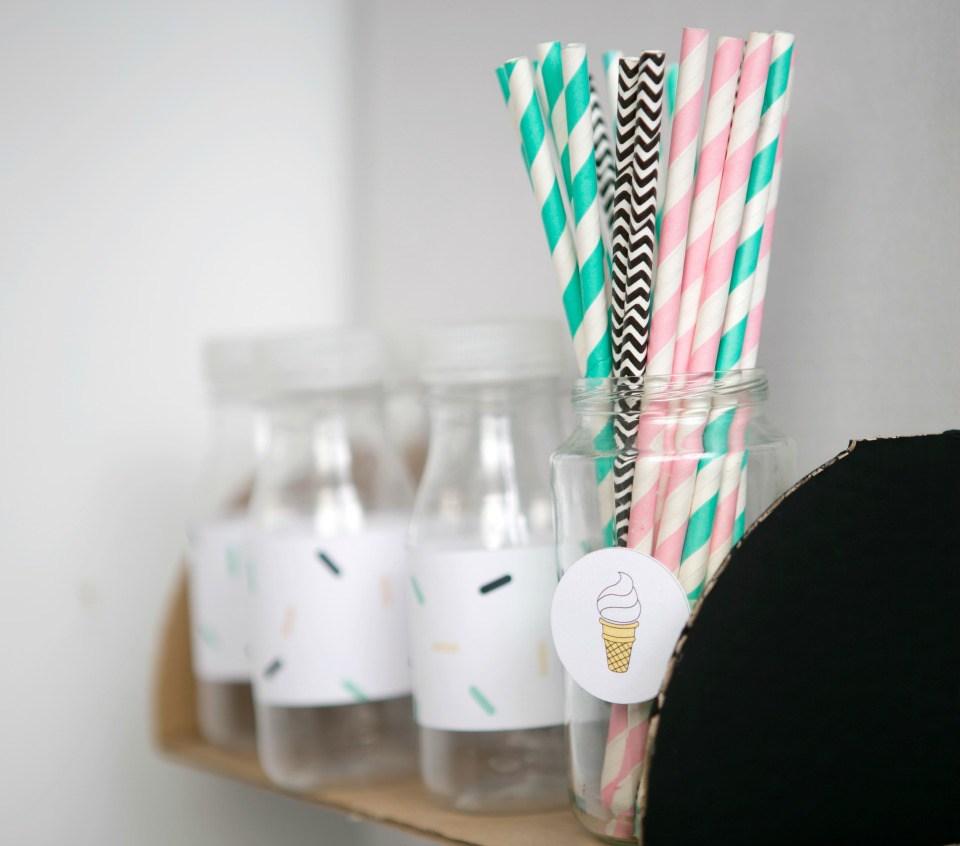 Decoracion de una Ice cream party