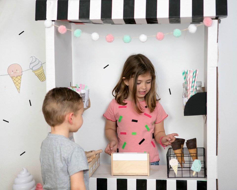 Decoracion de una Ice cream party