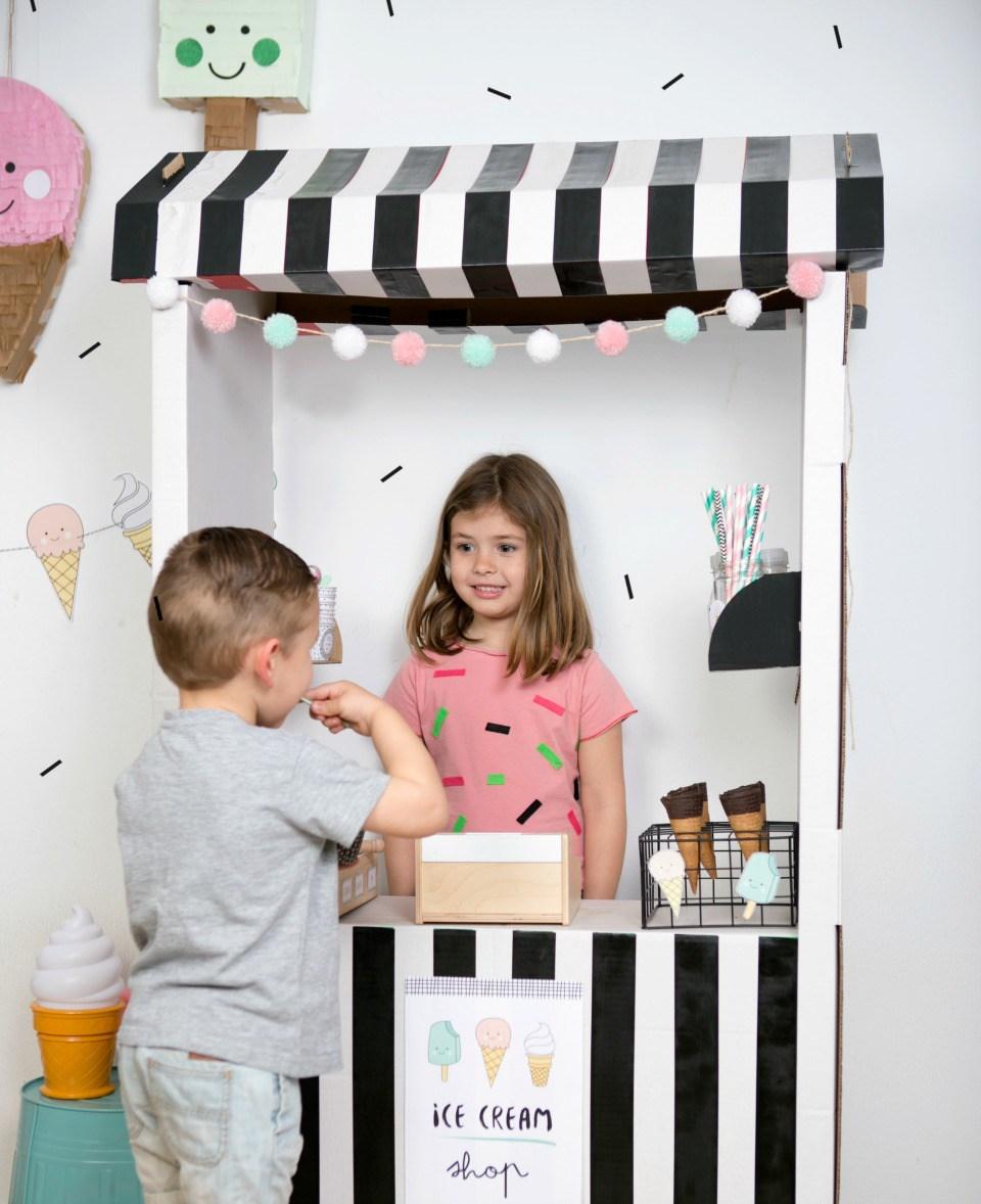 Decoracion de una Ice cream party