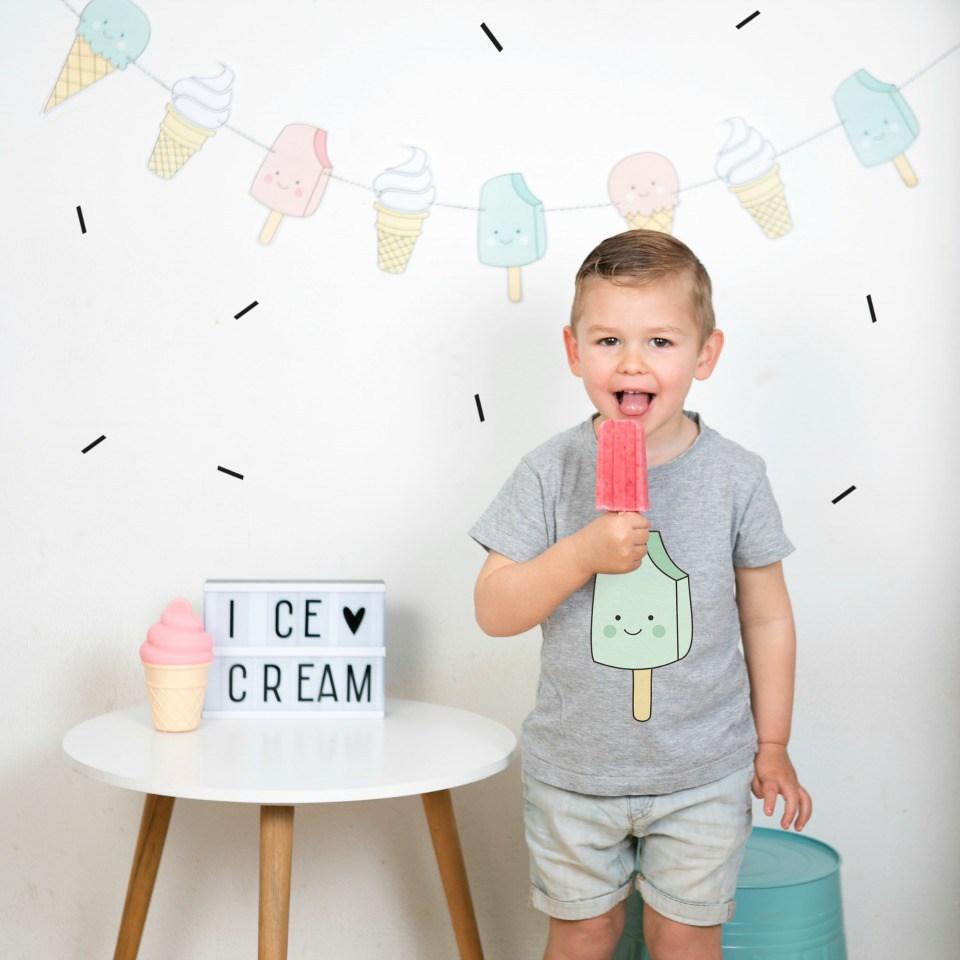 Decoracion de una Ice cream party