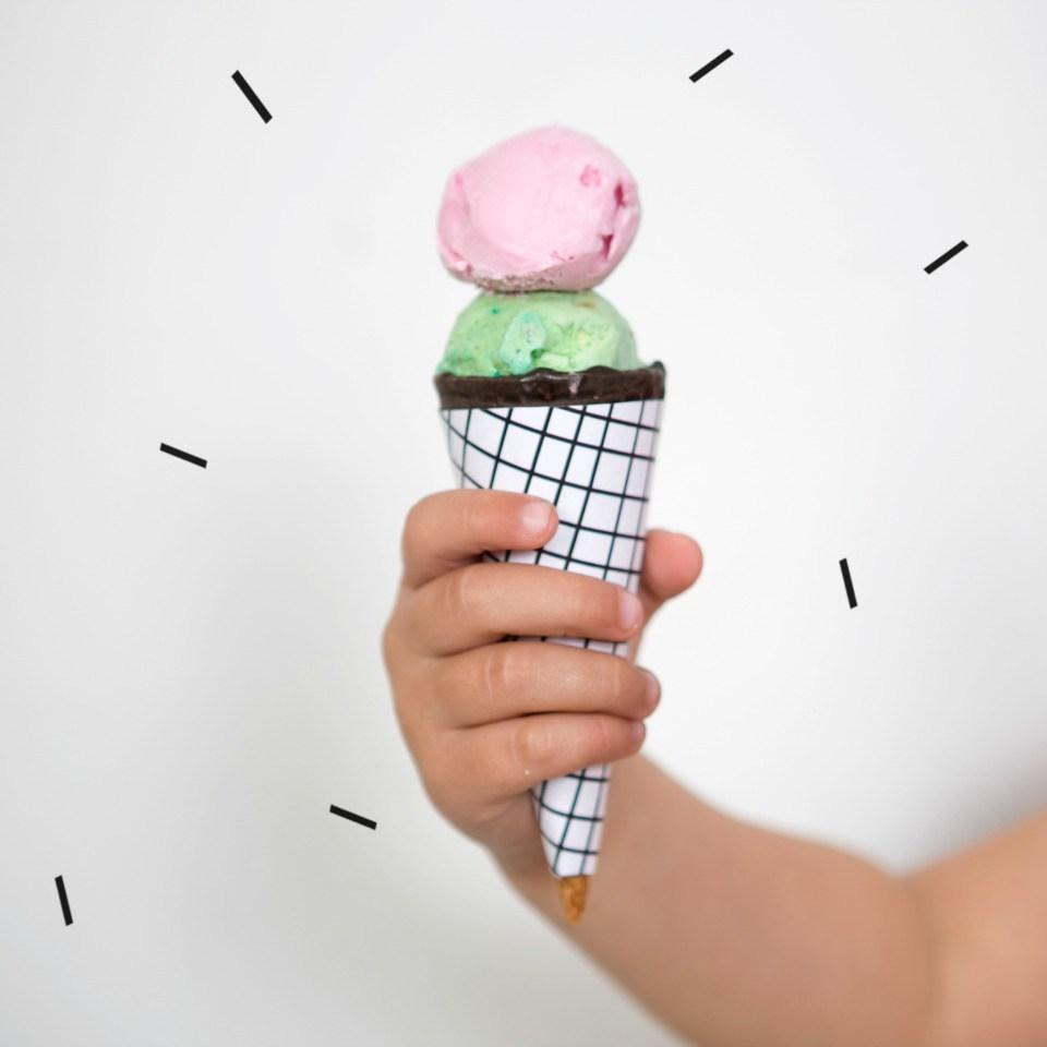 Decoracion de una Ice cream party