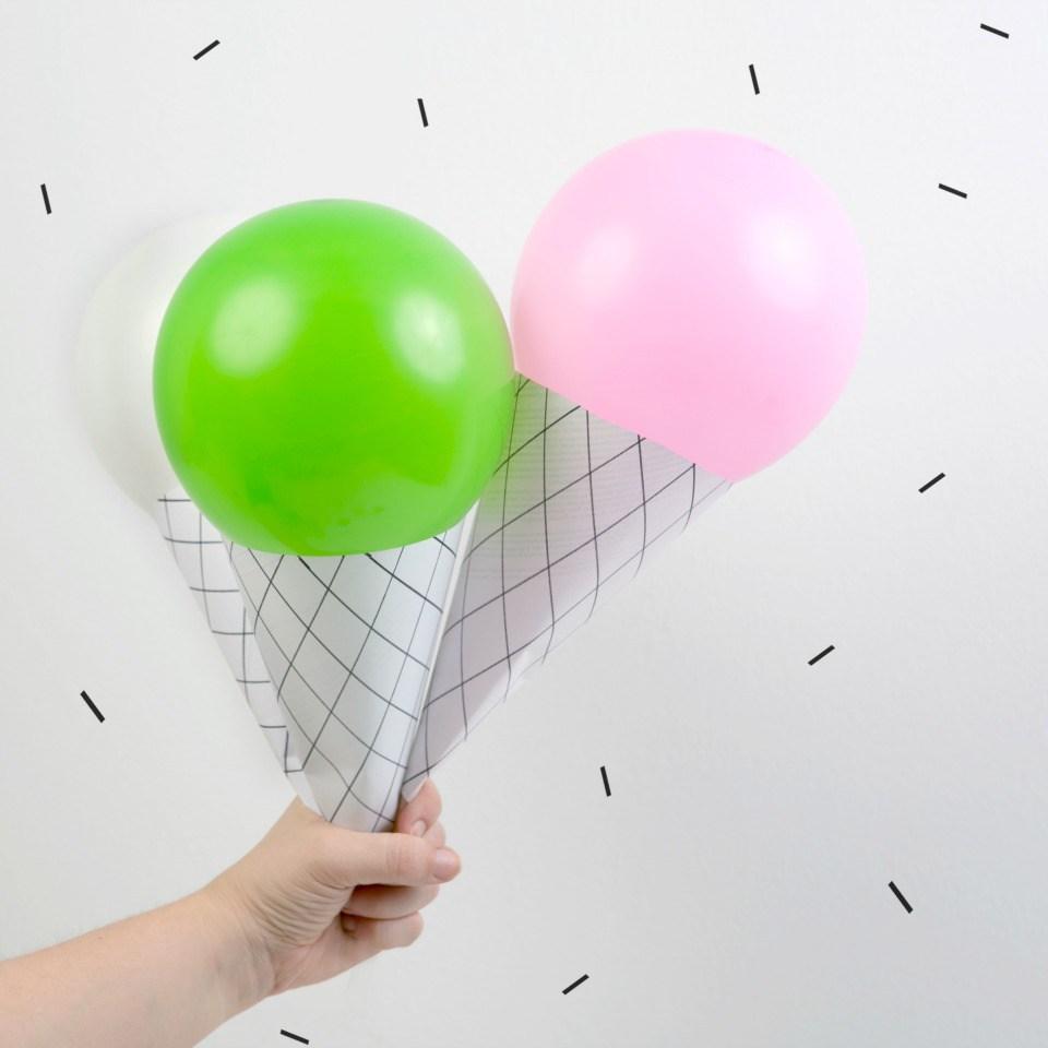 Decoracion de una Ice cream party