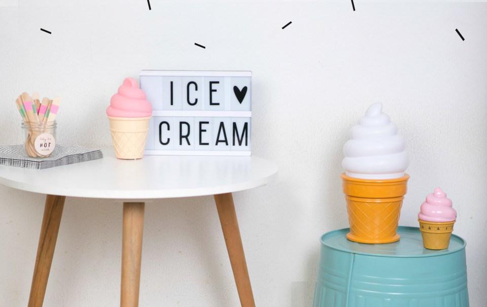 Decoracion de una Ice cream party