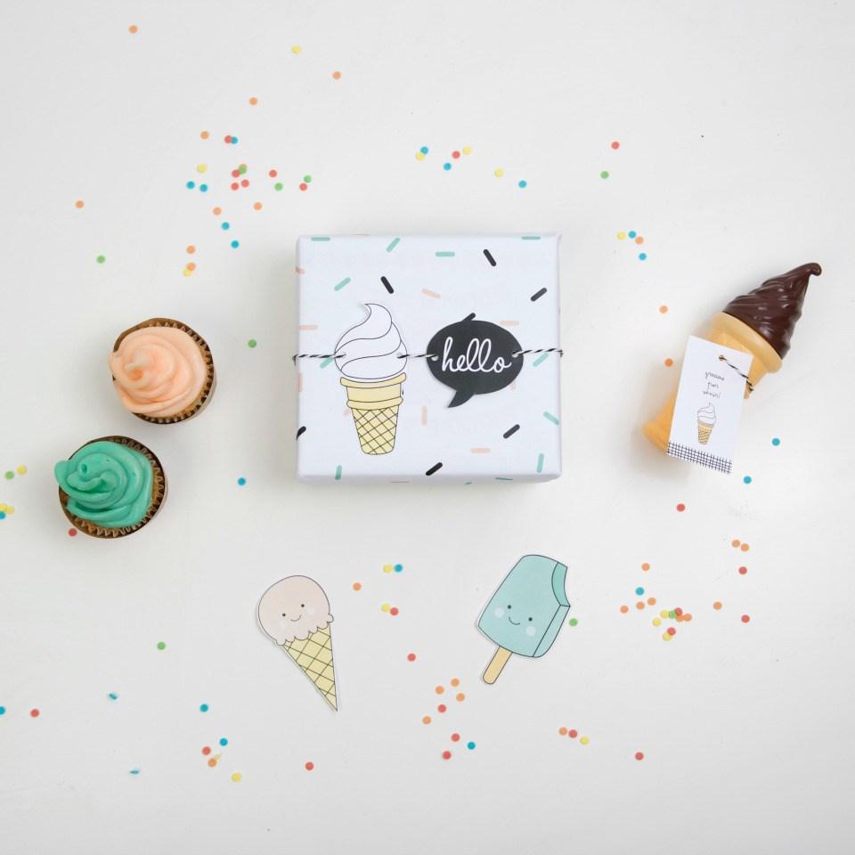 Decoracion de una Ice cream party