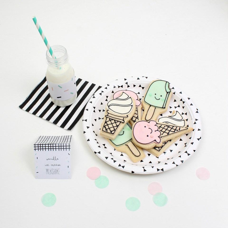 Decoracion de una Ice cream party