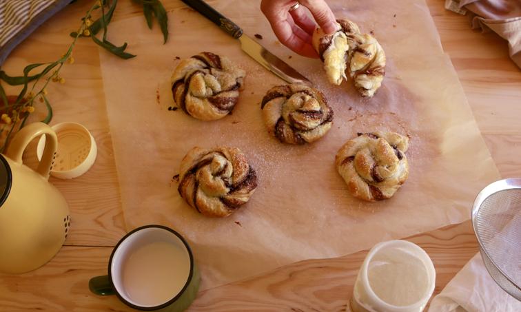 Caracolas de chocolate 4