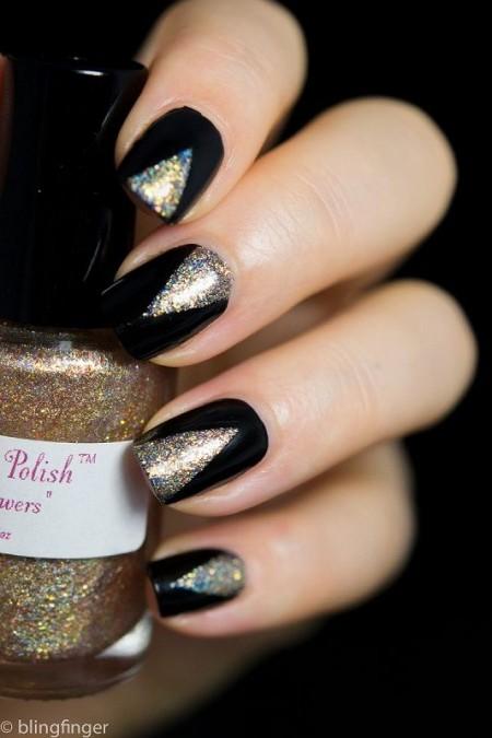 Uñas con triángulos