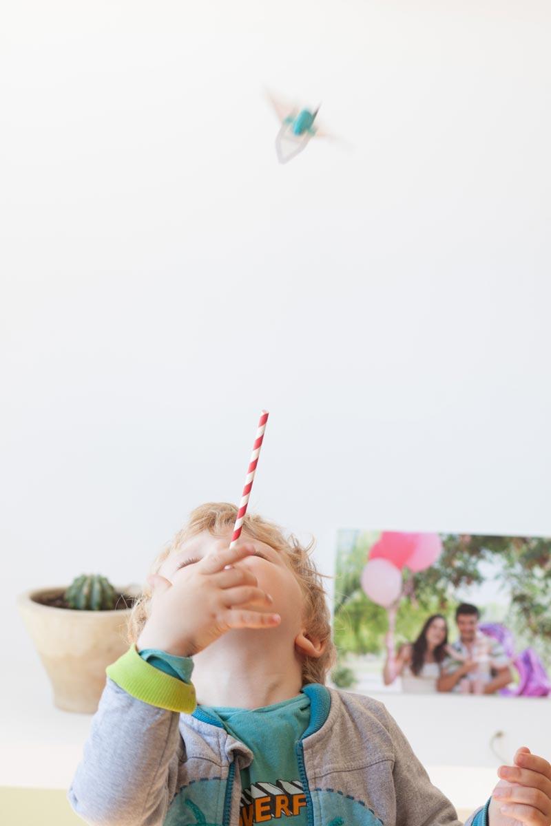 Construimos una nave espacial voladora.