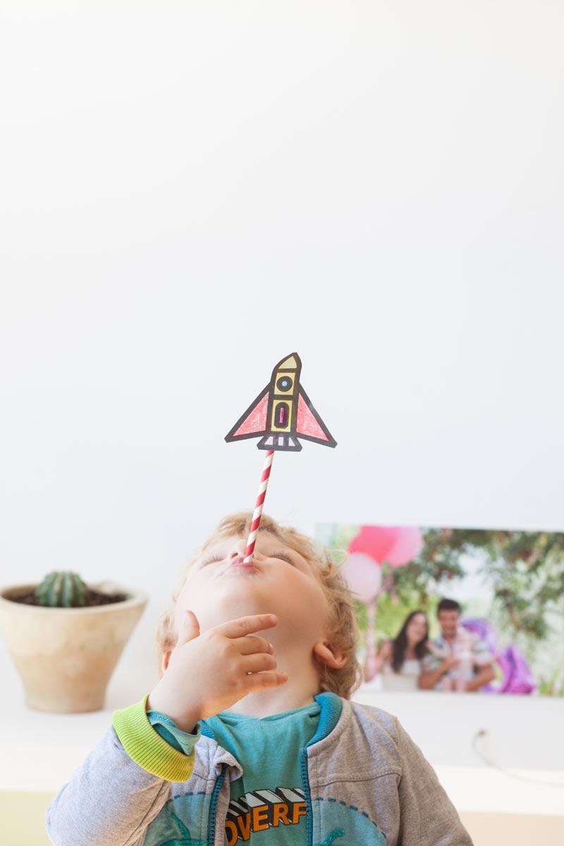 Construimos una nave espacial voladora.