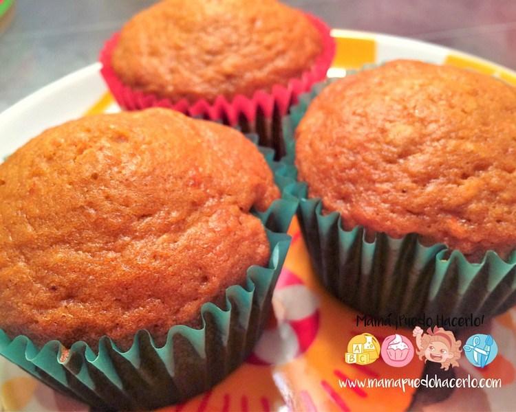 Magdalenas de zanahoria 