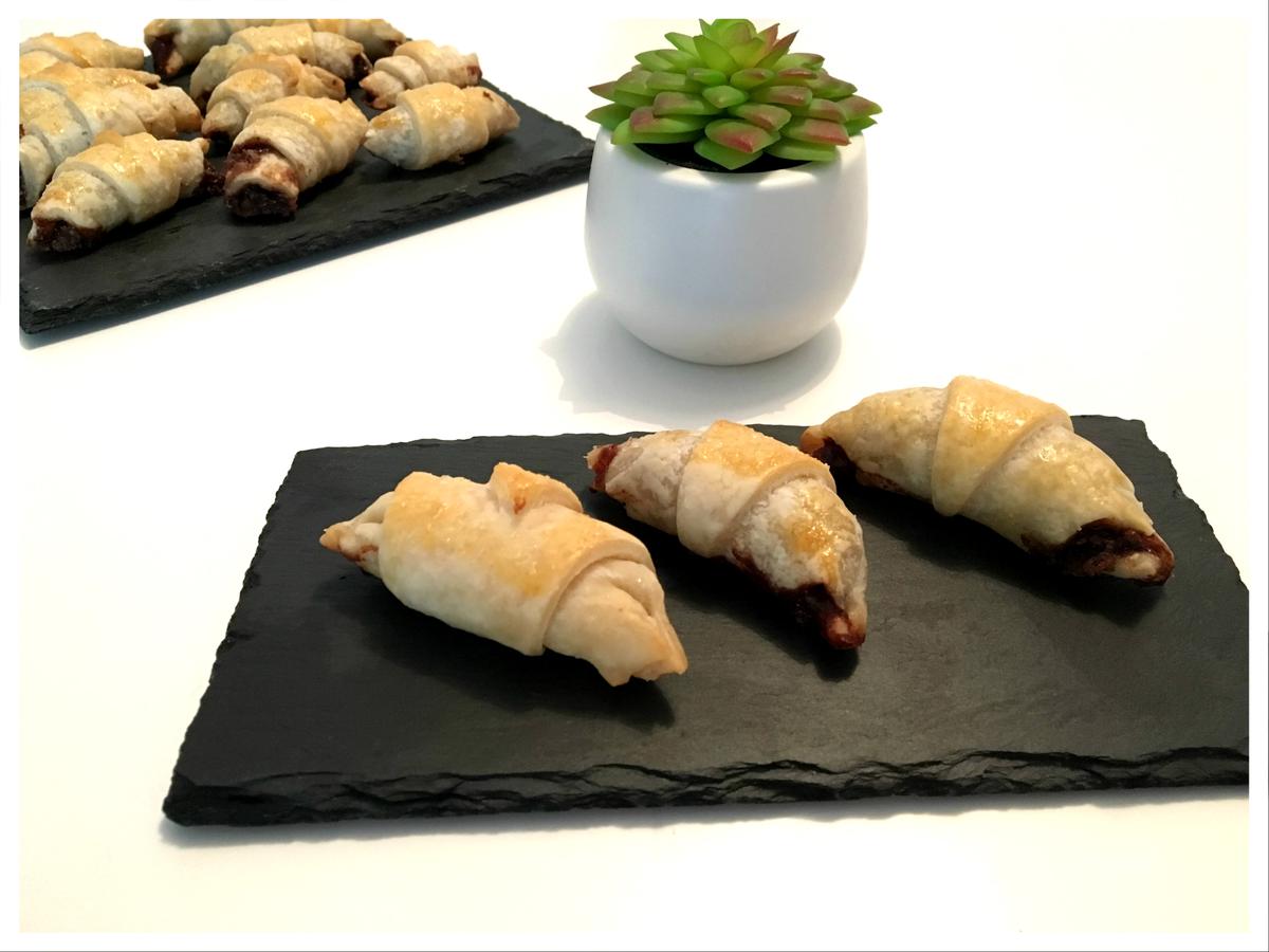 Croissants de chocolate sin gluten