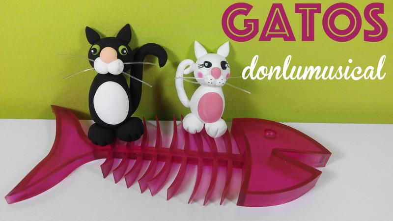 como hacer gato arcilla polimerica