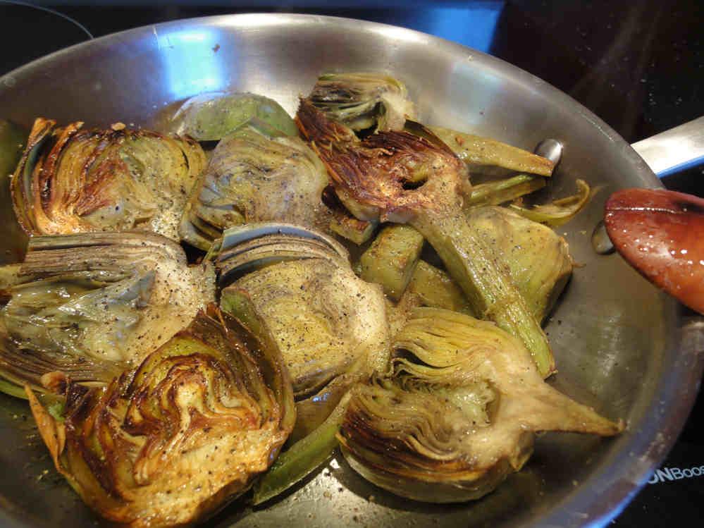 Ensalada de col Kale y alcachofas para adelgazar (2)