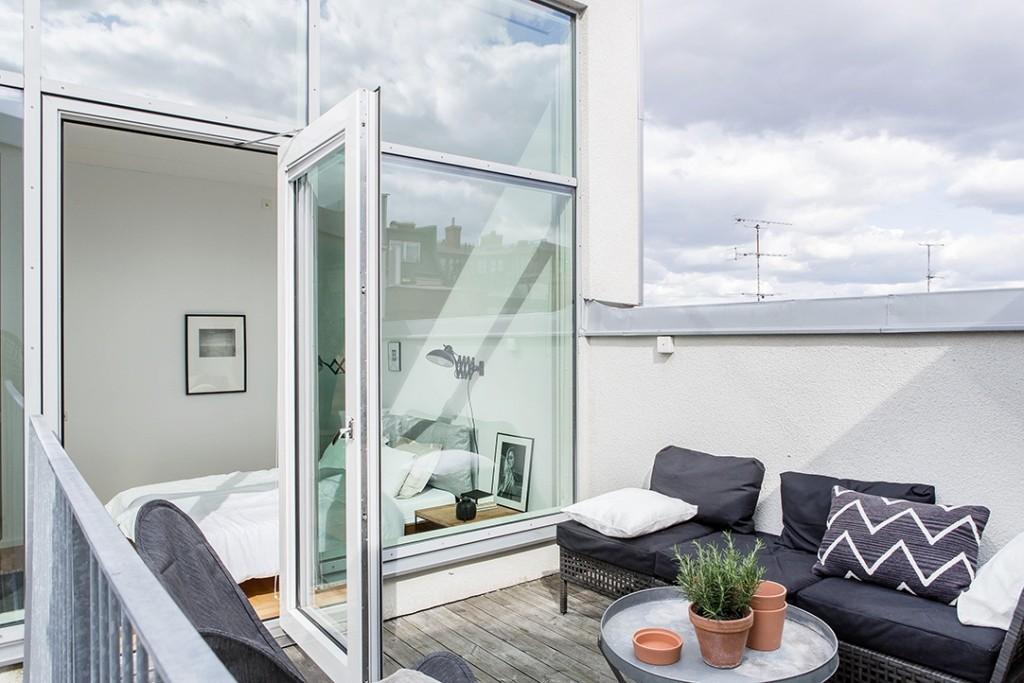 terraza de estilo nórdico