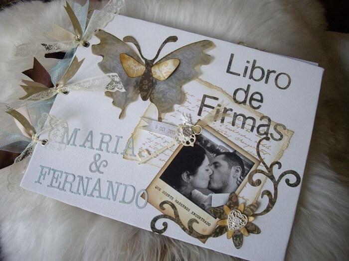 libros de firmas para bodas
