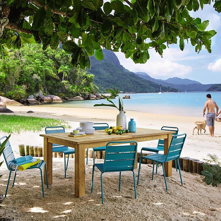vajilla para comer al aire libre maisons playa