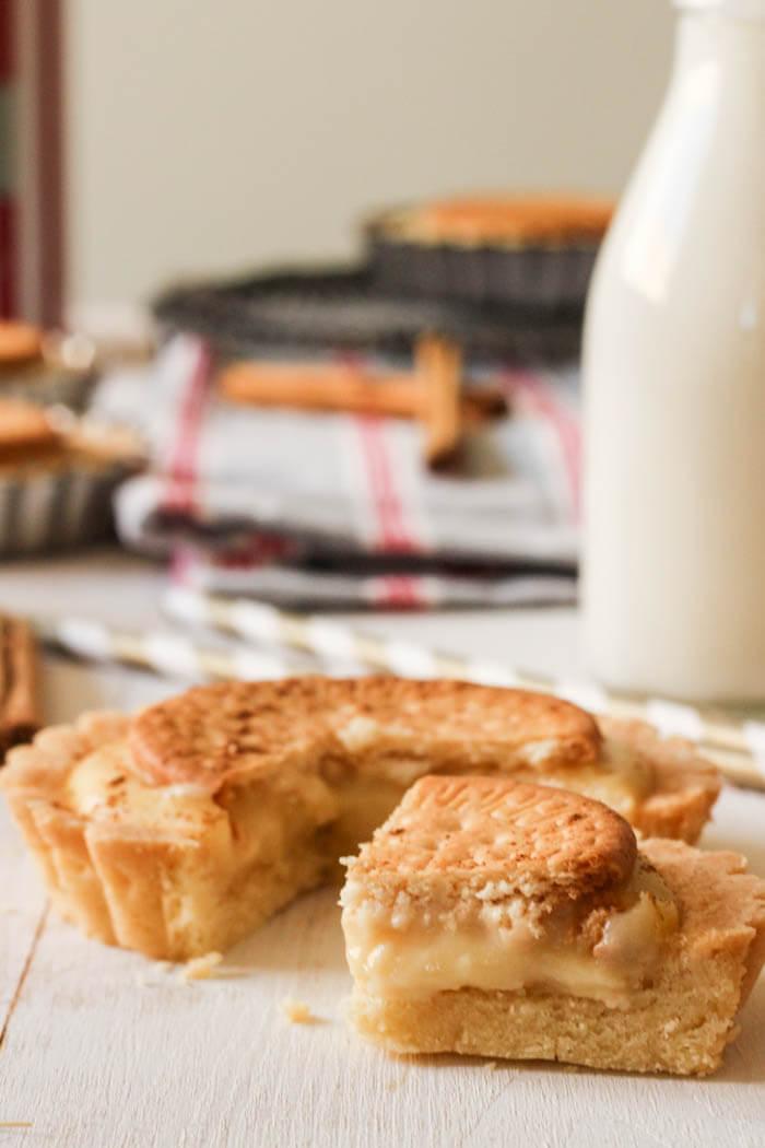 Natillas en tartaleta por Pintando las nubes