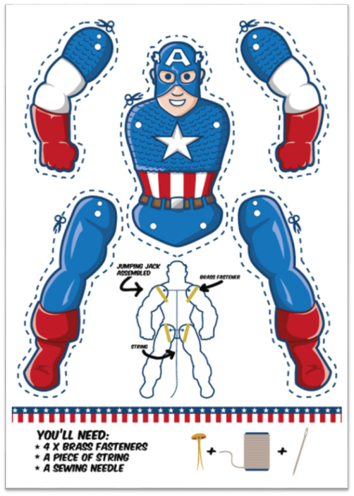 (7) La Tenderia DIY_Cohetes y super heroes