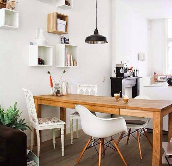 Comedores Nórdicos con Mesas de Madera robustas