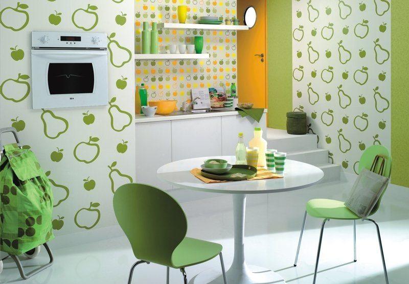papel pintado para cocinas i peras