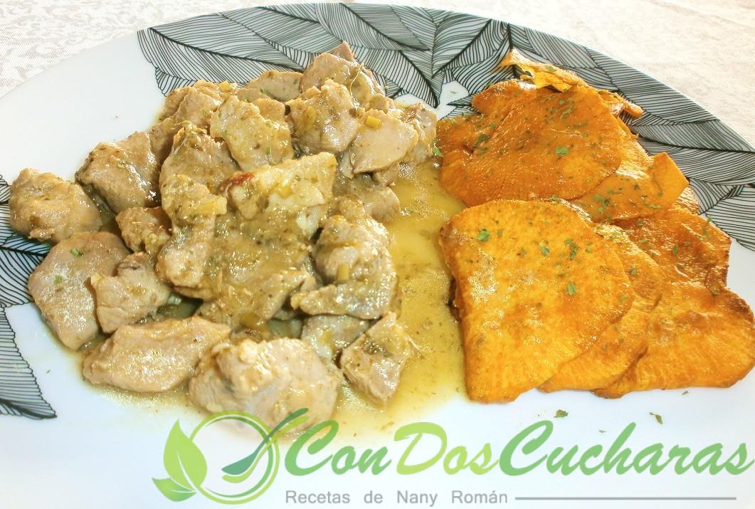 Estofado de pavo a la sidra