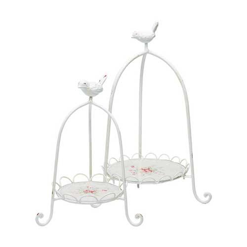Set De Dos Stand Abelone White Green Gate