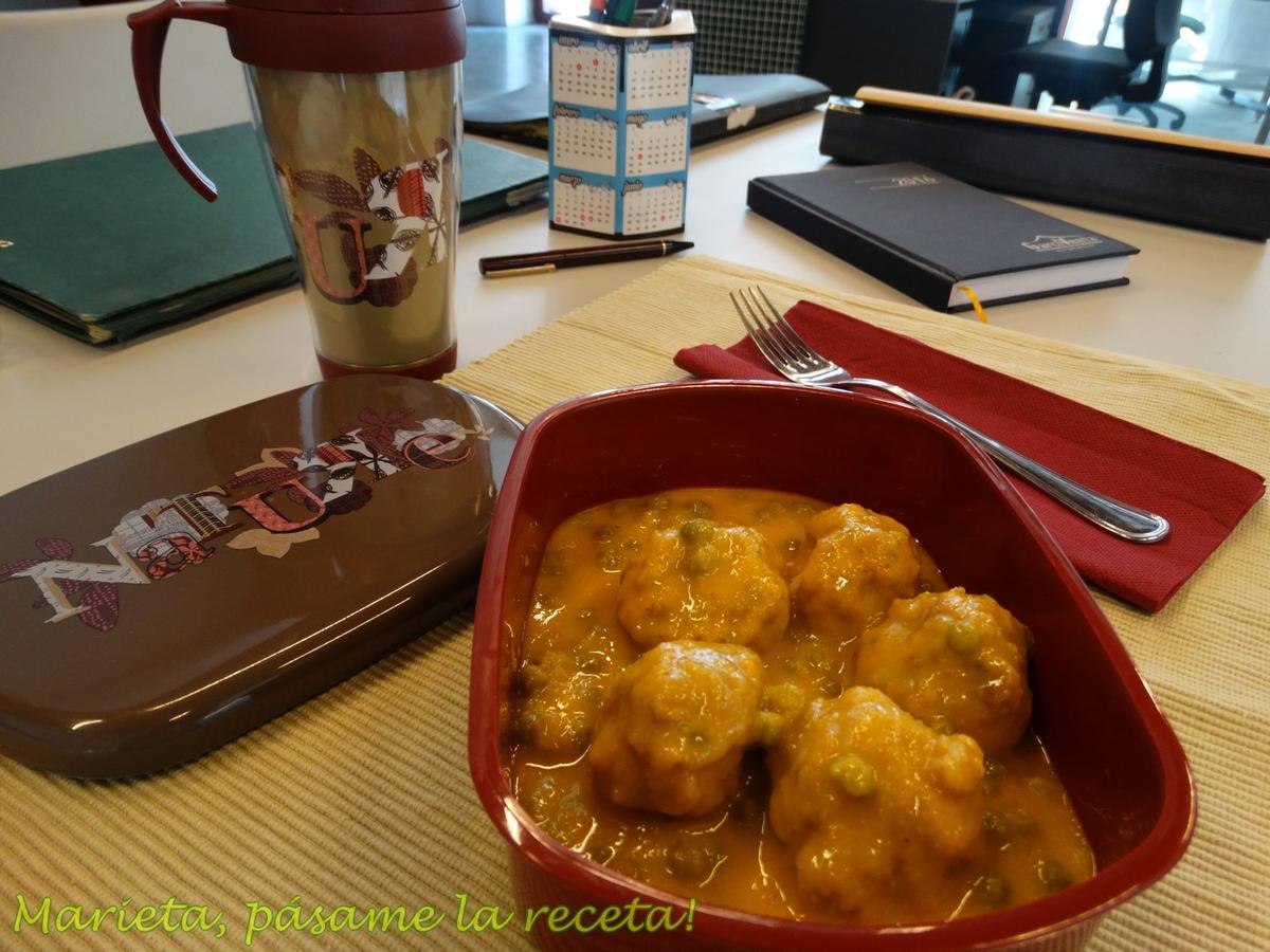 Hoy toca comer en el curro... :)