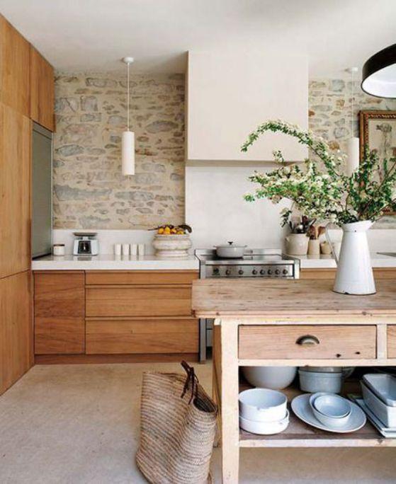 cocina estilo rural minimalista