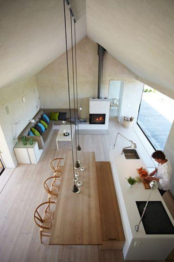 cocina grande diseño sencillo