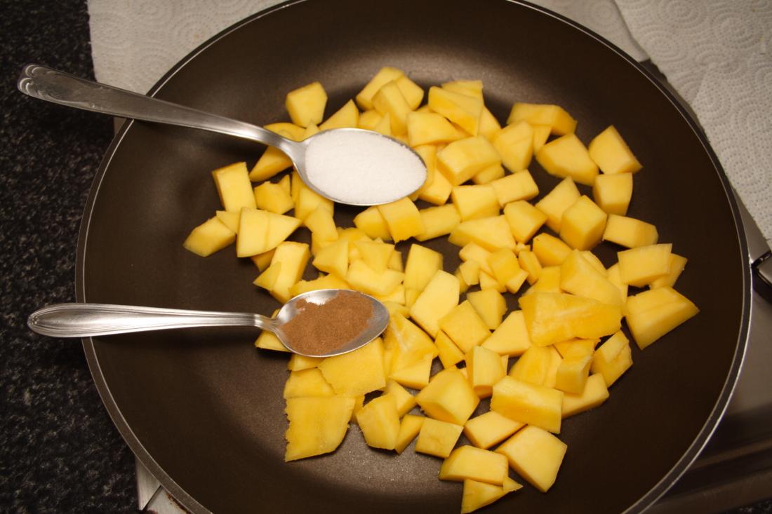 FLAN DE QUESO Y MANGO 6