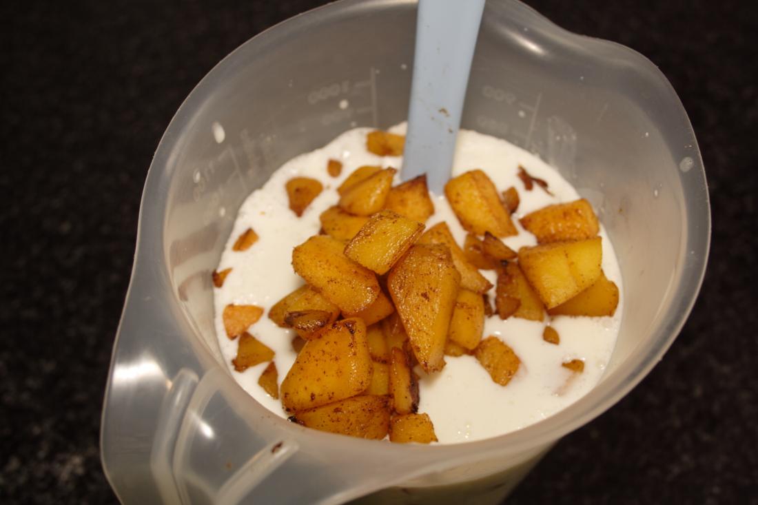 FLAN DE QUESO Y MANGO 8