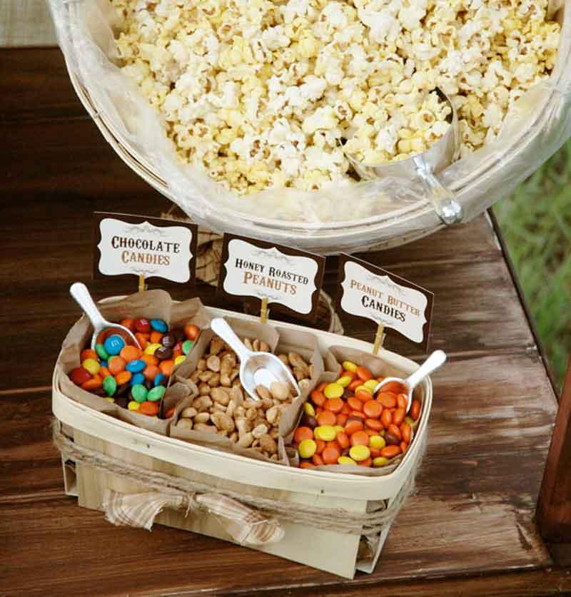 Comida para fiestas infantiles.