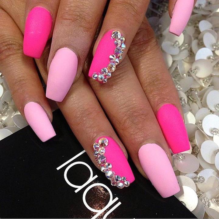 14 modelos de uñas con el rosado como base | Belleza