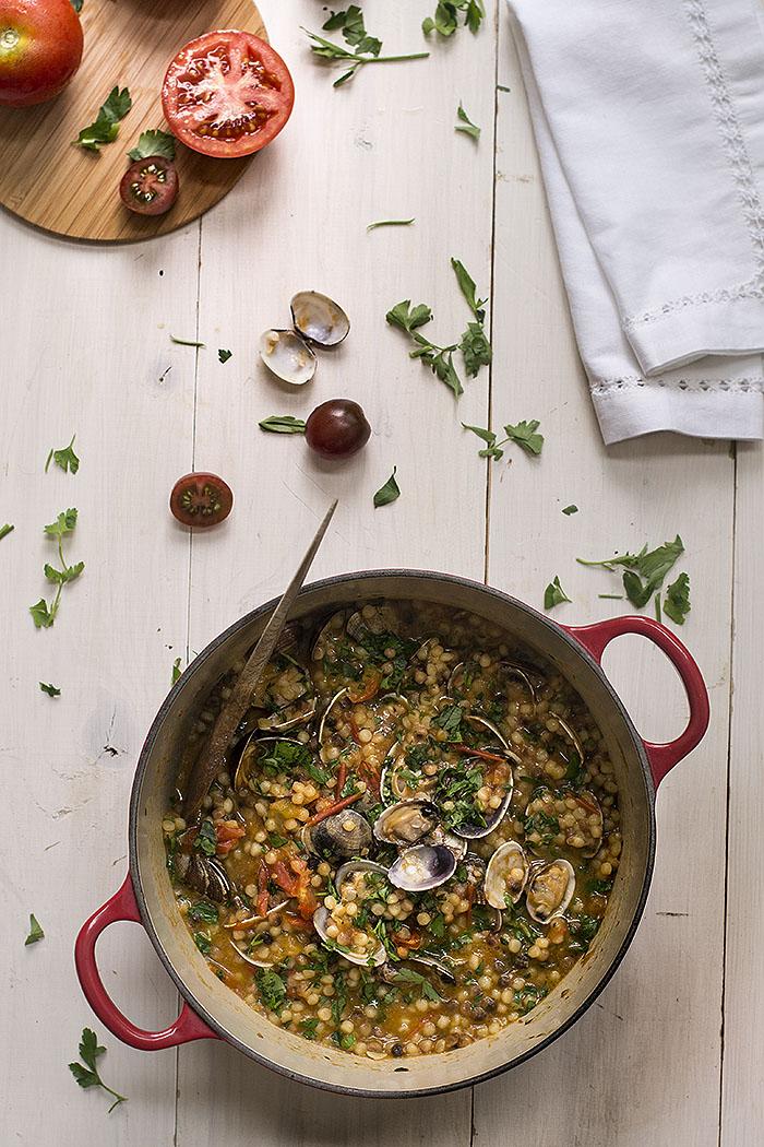 fregola sarda con almejas 1