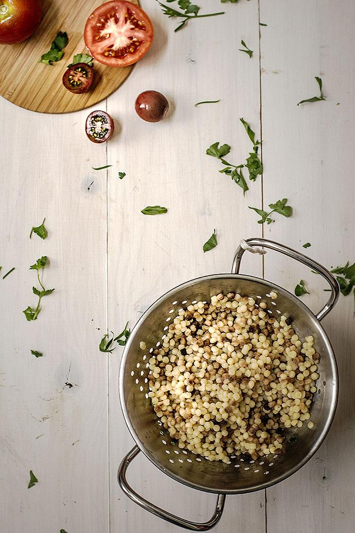 fregola sarda con almejas