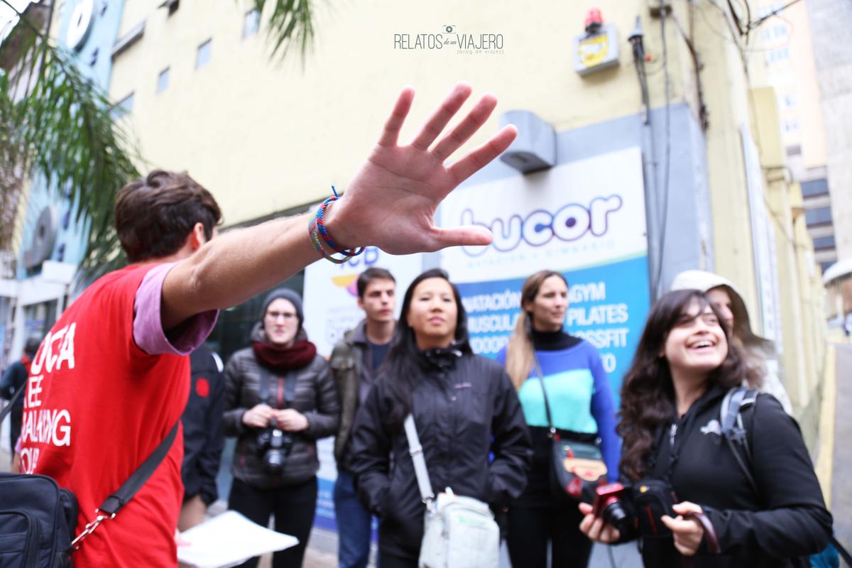 Free Walking Tour, colon