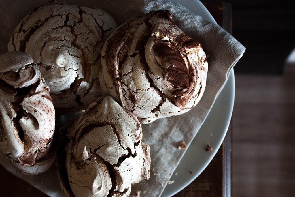 Receta merengue de chocolate