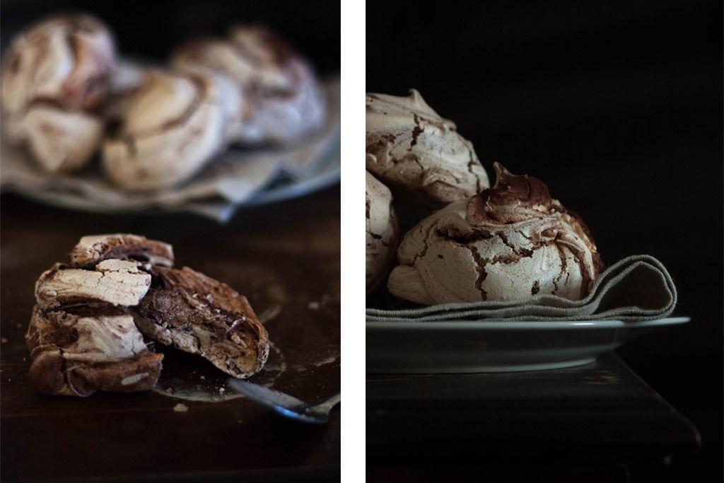 Como hacer merengues de chocolate
