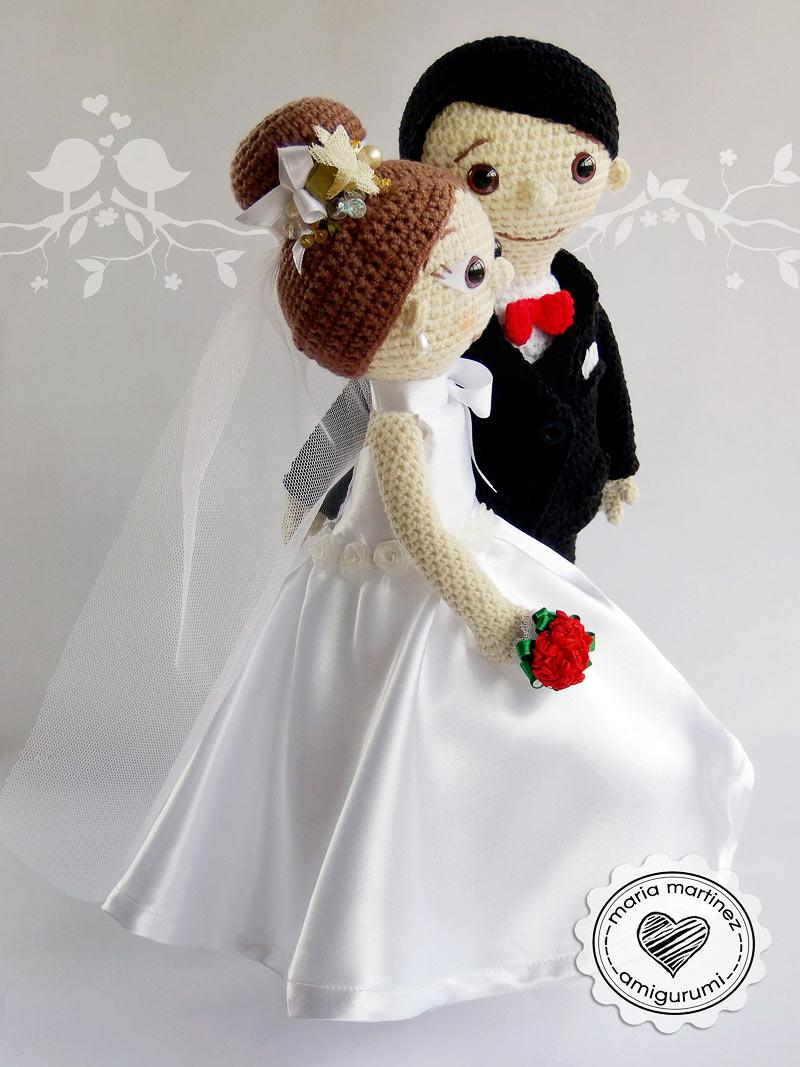 Novios Crochet Patron Gratis Maria Martinez Amigurumi 