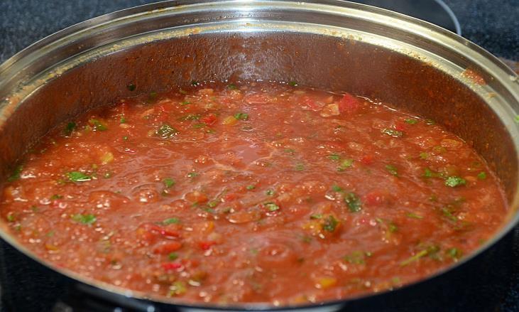Cómo hacer salsa roja