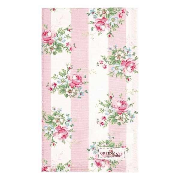 Paño De Cocina Marie Pale Pink Green Gate