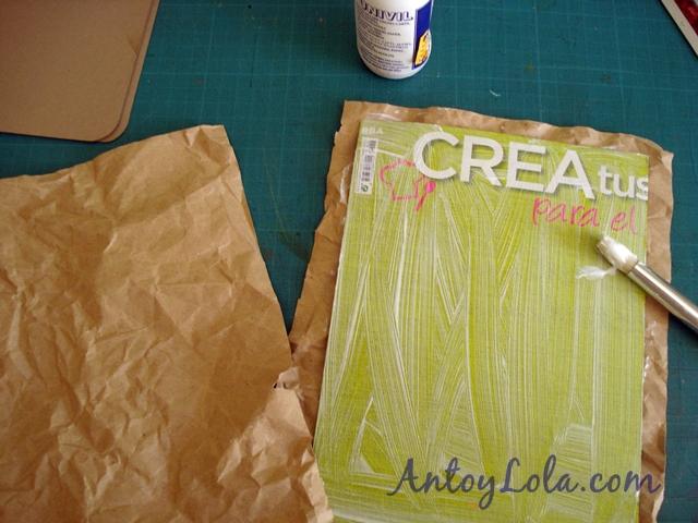 papel envejecido para portada